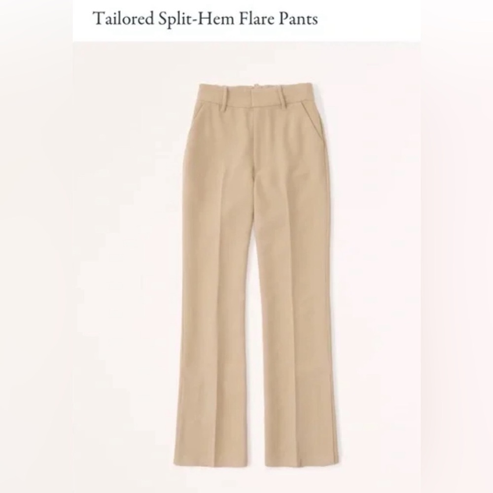 Abercrombie Tailored Split Hem Flare Pants Size 2